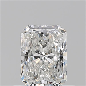 Picture of Natural Diamond 0.52 Carats, Radiant with  Cut, G Color, IF Clarity and Certified by GIA