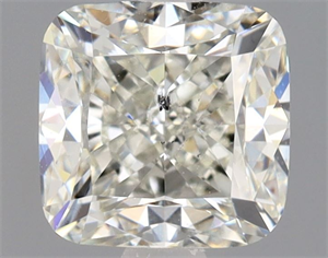 Picture of Natural Diamond 1.02 Carats, Cushion with  Cut, J Color, SI2 Clarity and Certified by GIA