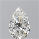 Diamante Natural 0.80 quilates, De pera , Color I, claridad SI1 y certificado GIA