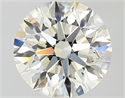 Diamante Natural 0.70 quilates, Redondo , Color J, claridad VVS1 y certificado GIA
