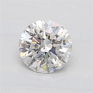 Picture of Natural Diamond 0.70 Carats, Round with Excellent Cut, E Color, SI2 Clarity and Certified by IGI