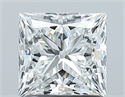 Natural Diamond 1.20 Carats, Princess with  Cut, G Color, VS1 Clarity and Certified by GIA
