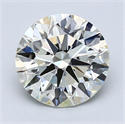 Diamante Natural 2.01 quilates, Redondo , Color K, claridad VVS2 y certificado GIA