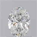 Natural Diamond 0.70 Carats, Oval with  Cut, G Color, VS1 Clarity and Certified by GIA