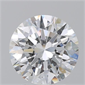 Natural Diamond 3.02 Carats, Round with Excellent Cut, E Color, SI1 Clarity and Certified by GIA