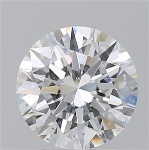 Picture of Natural Diamond 3.02 Carats, Round with Excellent Cut, E Color, SI1 Clarity and Certified by GIA