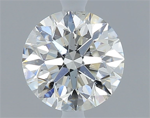 Picture of Natural Diamond 0.70 Carats, Round with Excellent Cut, H Color, SI1 Clarity and Certified by GIA