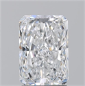 Diamante Natural 2.20 quilates, Radiante , Color D, claridad VVS1 y certificado GIA