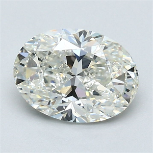 Foto Diamante Natural 1.30 quilates, Ovalado , Color J, claridad VS1 y certificado GIA de