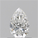 Natural Diamond 0.52 Carats, Pear with  Cut, G Color, VS2 Clarity and Certified by GIA