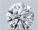 Diamante Natural 0.90 quilates, Redondo , Color F, claridad VS2 y certificado GIA