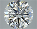 Natural Diamond 4.02 Carats, Round with Excellent Cut, E Color, SI1 Clarity and Certified by GIA