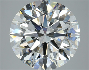 Picture of Natural Diamond 4.02 Carats, Round with Excellent Cut, E Color, SI1 Clarity and Certified by GIA