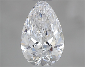 Picture of Natural Diamond 0.40 Carats, Pear with  Cut, D Color, VVS2 Clarity and Certified by GIA