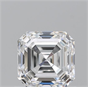 Diamante Natural 1.01 quilates, Asscher , Color E, claridad VVS1 y certificado GIA
