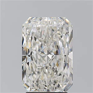 Picture of Natural Diamond 3.20 Carats, Radiant with  Cut, I Color, SI2 Clarity and Certified by GIA