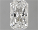 Natural Diamond 0.60 Carats, Radiant with  Cut, F Color, VVS2 Clarity and Certified by GIA