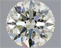 Natural Diamond 0.70 Carats, Round with Excellent Cut, N Color, SI1 Clarity and Certified by GIA