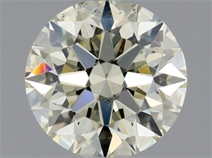 Picture of Natural Diamond 0.80 Carats, Round with Very Good Cut, N Color, SI1 Clarity and Certified by GIA