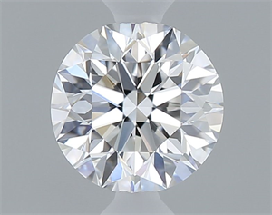 Picture of Natural Diamond 0.40 Carats, Round with Excellent Cut, E Color, VVS1 Clarity and Certified by GIA