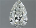 Natural Diamond 1.50 Carats, Pear with  Cut, I Color, VVS1 Clarity and Certified by IGI