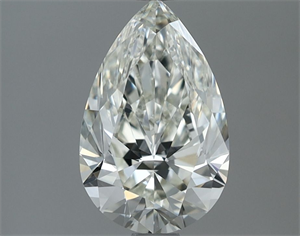 Picture of Natural Diamond 1.50 Carats, Pear with  Cut, I Color, VVS1 Clarity and Certified by IGI