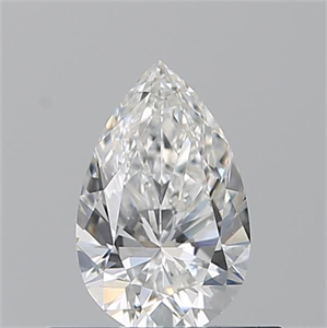 Picture of Natural Diamond 0.50 Carats, Pear with  Cut, F Color, VS1 Clarity and Certified by GIA