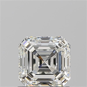 Foto Diamante Natural 1.02 quilates, Asscher , Color H, claridad VS1 y certificado GIA de