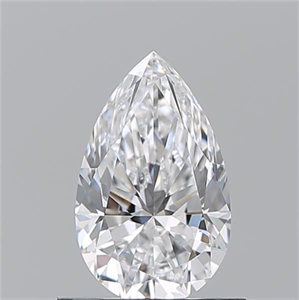 Picture of Natural Diamond 0.77 Carats, Pear with  Cut, D Color, VVS1 Clarity and Certified by GIA
