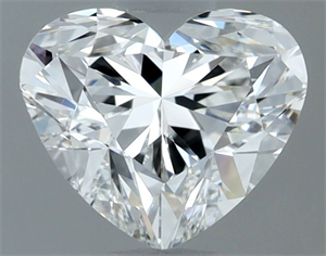 Picture of Natural Diamond 1.20 Carats, Heart with  Cut, G Color, IF Clarity and Certified by GIA