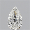 Natural Diamond 0.50 Carats, Pear with  Cut, G Color, VS2 Clarity and Certified by GIA