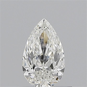 Picture of Natural Diamond 0.50 Carats, Pear with  Cut, G Color, VS2 Clarity and Certified by GIA