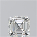Diamante Natural 0.90 quilates, Asscher , Color H, claridad VVS2 y certificado GIA