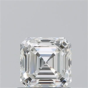 Foto Diamante Natural 0.90 quilates, Asscher , Color H, claridad VVS2 y certificado GIA de