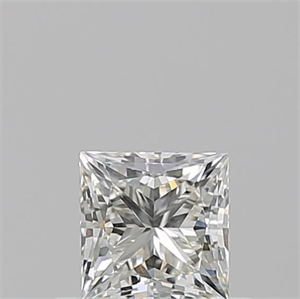 Picture of Natural Diamond 0.50 Carats, Princess with  Cut, J Color, VVS2 Clarity and Certified by GIA