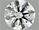 Lab Grown Diamond 1.42 Carats, Round with Ideal Cut, F Color, VS1 Clarity and Certified by IGI