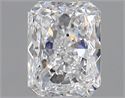 Natural Diamond 0.70 Carats, Radiant with  Cut, D Color, VS2 Clarity and Certified by GIA