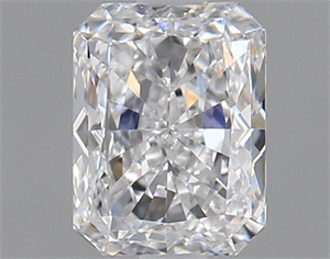 Picture of Natural Diamond 0.70 Carats, Radiant with  Cut, D Color, VS2 Clarity and Certified by GIA