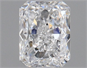 Natural Diamond 0.70 Carats, Radiant with  Cut, D Color, VS2 Clarity and Certified by GIA
