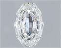 Natural Diamond 0.75 Carats, Oval with  Cut, F Color, SI1 Clarity and Certified by GIA