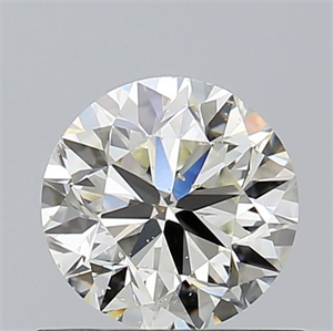Picture of Natural Diamond 0.70 Carats, Round with Very Good Cut, K Color, SI2 Clarity and Certified by GIA