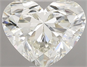 Natural Diamond 1.50 Carats, Heart with  Cut, J Color, VS2 Clarity and Certified by HRD