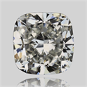 Natural Diamond 0.50 Carats, Cushion with  Cut, I Color, VS1 Clarity and Certified by GIA