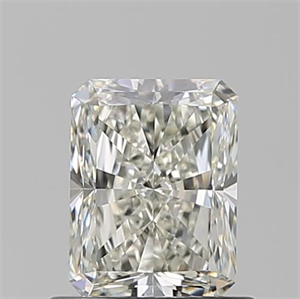 Picture of Natural Diamond 0.91 Carats, Radiant with  Cut, J Color, VVS1 Clarity and Certified by GIA