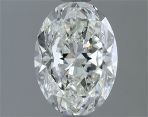 Picture of Natural Diamond 1.30 Carats, Oval with  Cut, H Color, SI1 Clarity and Certified by GIA