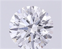 Lab Grown Diamond 0.72 Carats, Round with Ideal Cut, D Color, VS1 Clarity and Certified by IGI