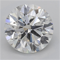Natural Diamond 3.25 Carats, Round with Excellent Cut, G Color, SI2 Clarity and Certified by GIA