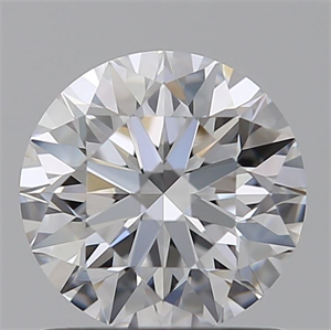 Picture of Lab Grown Diamond 1.04 Carats, Round with Excellent Cut, D Color, VVS1 Clarity and Certified by IGI