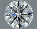 Natural Diamond 0.80 Carats, Round with Very Good Cut, F Color, SI1 Clarity and Certified by IGI