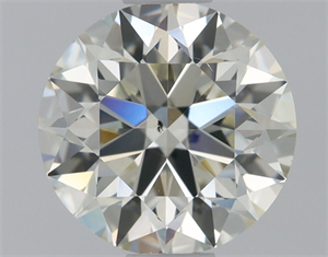 Picture of Natural Diamond 0.80 Carats, Round with Excellent Cut, L Color, SI1 Clarity and Certified by GIA